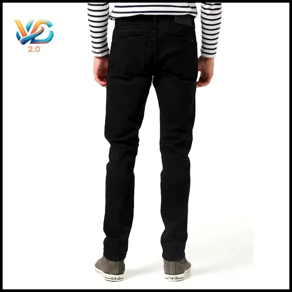 Slim Fit Jeans Classic Minimal‎ Stretch Sustainable Denim Mid Rise